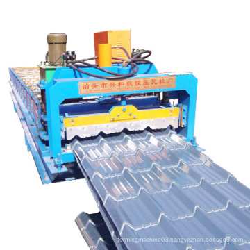 820 Hot Sale Iron Sheet Glazed Roof Making Machine for Building Material